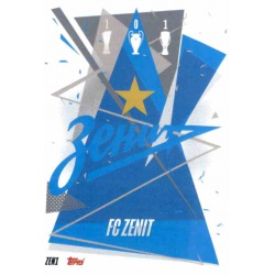 Escudo Zenit ZEN1 Match Attax Champions International 2020-21