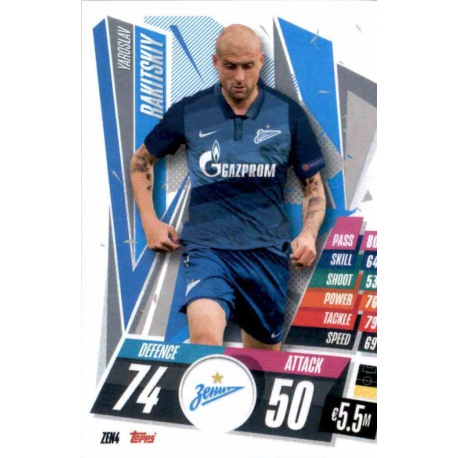 Yaroslav Rakitskiy Zenit ZEN4 Match Attax Champions International 2020-21