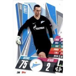 Andrei Lunev Zenit ZEN6 Match Attax Champions International 2020-21