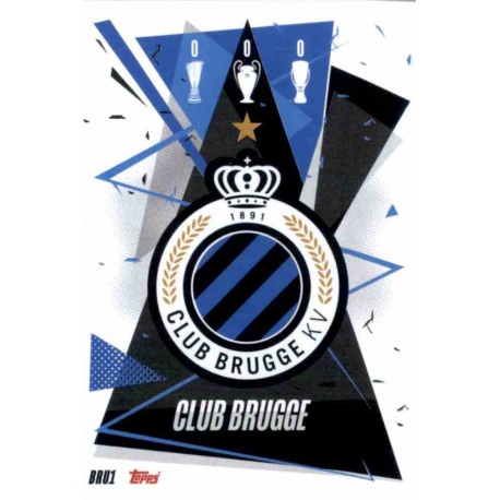 Escudo Club Brugge BRU1 Match Attax Champions International 2020-21