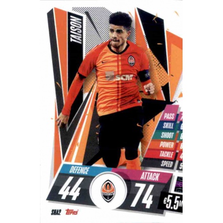 Taison Shaktar Donetsk SHA2 Match Attax Champions International 2020-21