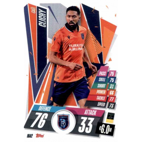 Gael Clichy Istanbul Basaksehir IBA2 Match Attax Champions International 2020-21