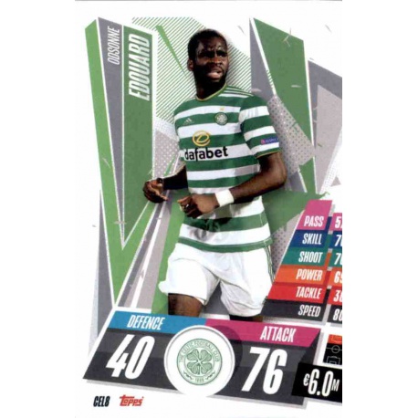 Odsonne Edouard Celtic CEL8 Match Attax Champions International 2020-21