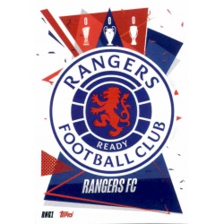 Escudo Glasgow Rangers RAN1 Match Attax Champions International 2020-21