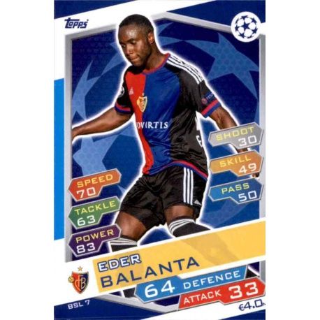 Eder Balanta Basel 1899 BSL7 Match Attax Champions 2016-17