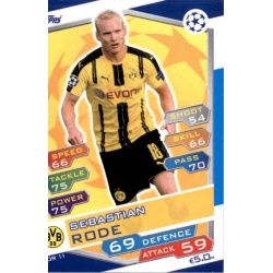 Sebastian Rode Borussia Dortmund DOR11 Match Attax Champions 2016-17