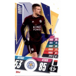 Jamie Vardy Leicester City LEI18 Match Attax Champions International 2020-21