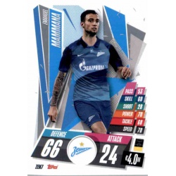 Emanuel Mammana Zenit ZEN7 Match Attax Champions International 2020-21