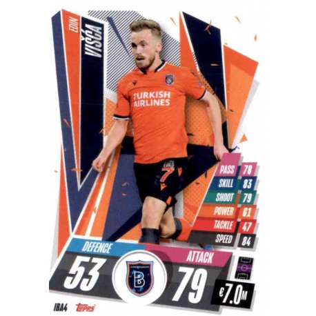 Edin Visca Istanbul Basaksehir IBA4 Match Attax Champions International 2020-21