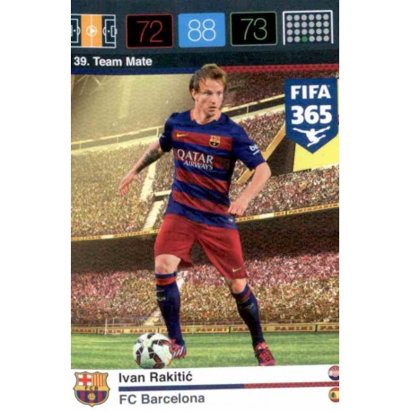 Ivan Rakitić Barcelona 39 FIFA 365 Adrenalyn XL 2015-16