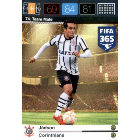 Jádson Corinthians 74 FIFA 365 Adrenalyn XL 2015-16