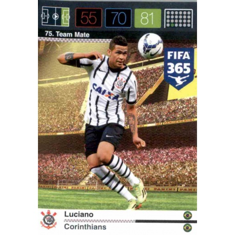 Luciano Corinthians 75 FIFA 365 Adrenalyn XL 2015-16