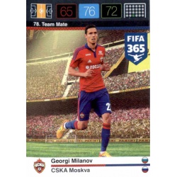 Georgi Milanov CSKA Moskva 78 FIFA 365 Adrenalyn XL 2015-16