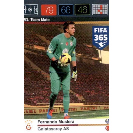 Fernando Muslera Galatasaray AS 83 FIFA 365 Adrenalyn XL 2015-16