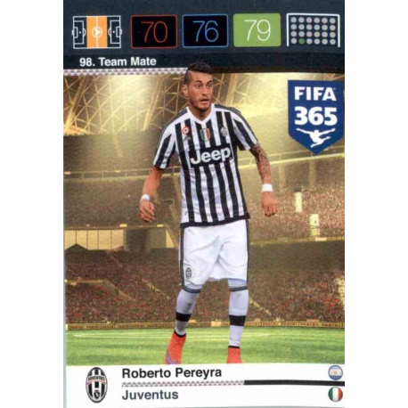 Roberto Pereyra Juventus 98 FIFA 365 Adrenalyn XL 2015-16