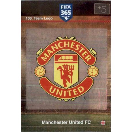 Escudo Manchester United 100 FIFA 365 Adrenalyn XL 2015-16