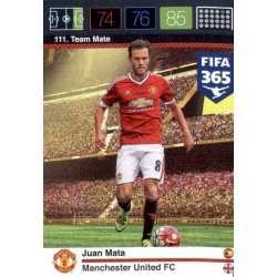 Juan Mata Manchester United 111 FIFA 365 Adrenalyn XL 2015-16