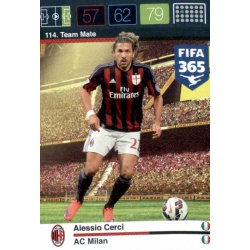 Alessio Cerci AC Milan 114 FIFA 365 Adrenalyn XL 2015-16