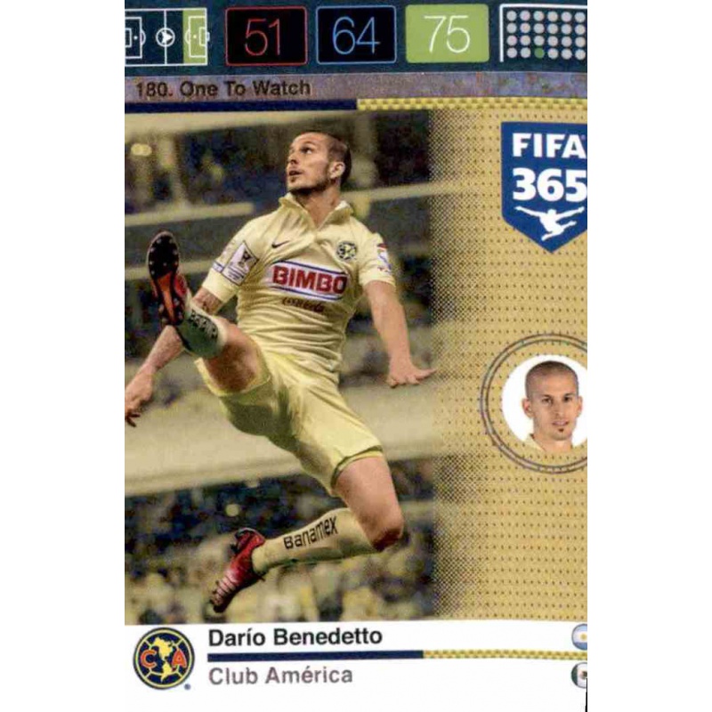 Sale Card of Dario Benedetto One To Watch Adrenalyn Fifa 365 2015-16