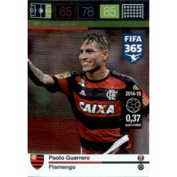 Paolo Guerrero Goal Machine Flamengo 187 FIFA 365 Adrenalyn XL 2015-16