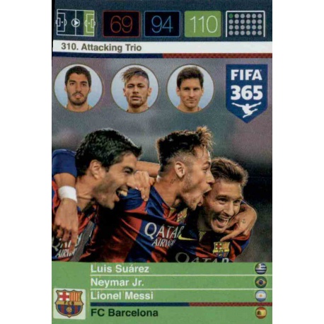 Leo Messi - Luis Suárez - Neymar Jr Attacking Trio Barcelona 310 Leo Messi