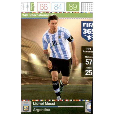 Buy Trading Card Lionel Messi International Star Panini Fifa 365