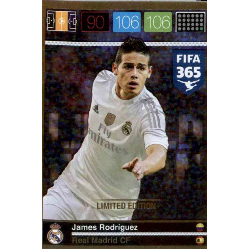 Buy Trading Card James Rodriguez Limited Edition Panini Fifa 365