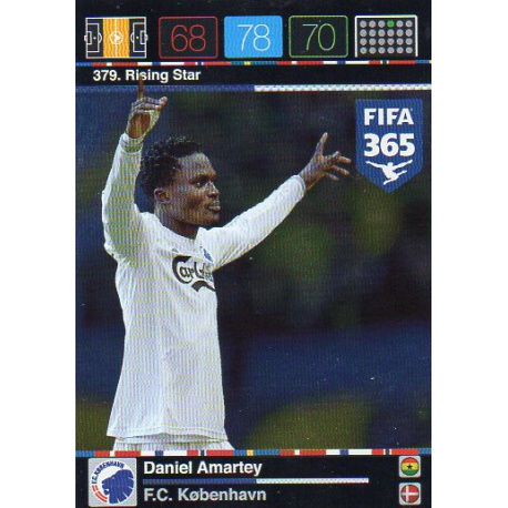 Daniel Amartey Rising Stars FC København 379 FIFA 365 Adrenalyn XL 2015-16