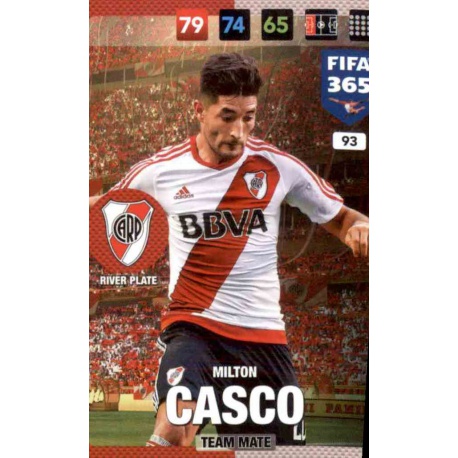 Milton Casco River Plate 93 FIFA 365 Adrenalyn XL 2017