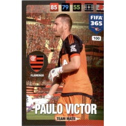 Paulo Victor Flamengo 100 FIFA 365 Adrenalyn XL 2017