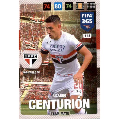 Ricardo Centurión Sao Paulo 115 FIFA 365 Adrenalyn XL 2017