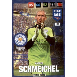 Kasper Schmeichel Leicester City 118 FIFA 365 Adrenalyn XL 2017