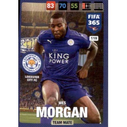 Wes Morgan Leicester City 119 FIFA 365 Adrenalyn XL 2017