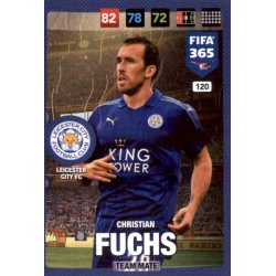 Christian Fuchs Leicester City 120 FIFA 365 Adrenalyn XL 2017