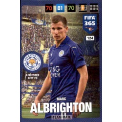 Marc Albrighton Leicester City 124 FIFA 365 Adrenalyn XL 2017