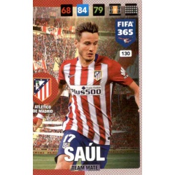 Saul Atletico Madrid 130 FIFA 365 Adrenalyn XL 2017