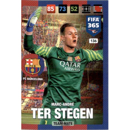 Marc-Andre ter Stegen Barcelona 136 FIFA 365 Adrenalyn XL 2017