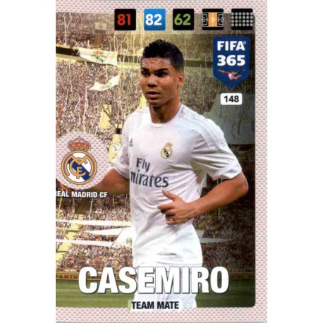 Casemiro Real Madrid 148 FIFA 365 Adrenalyn XL 2017