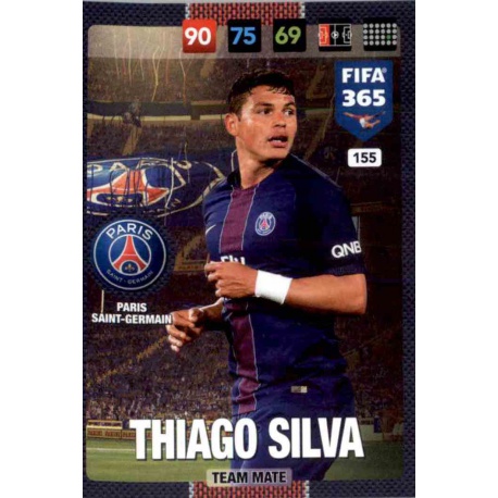 Thiago Silva Paris Saint-Germain 155 FIFA 365 Adrenalyn XL 2017