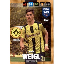 Julian Weigl Borussia Dortmund 177 FIFA 365 Adrenalyn XL 2017