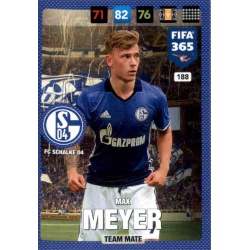 Max Meyer FC Schalke 04 188 FIFA 365 Adrenalyn XL 2017