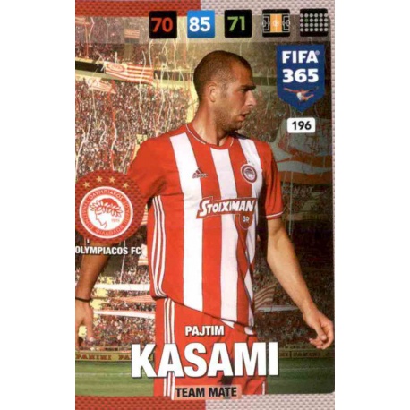 Pajtim Kasami Olympiacos 196 FIFA 365 Adrenalyn XL 2017