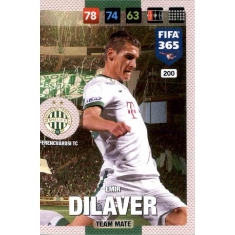 Emir Dilaver Ferencvárosi 200 FIFA 365 Adrenalyn XL 2017