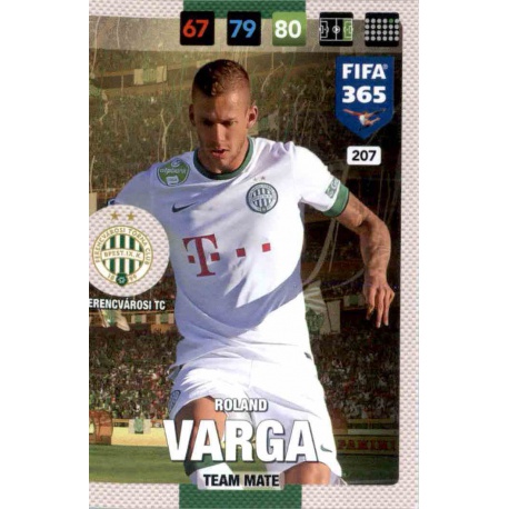 Roland Varga Ferencvárosi 207 FIFA 365 Adrenalyn XL 2017