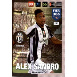 Alex Sandro Juventus 211 FIFA 365 Adrenalyn XL 2017