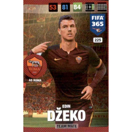 Edin Džeko Roma 225 FIFA 365 Adrenalyn XL 2017