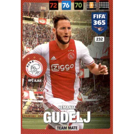 Nemanja Gudelj Ajax 232 FIFA 365 Adrenalyn XL 2017