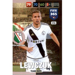 Igor Lewczuk Legia Warszawa 236 FIFA 365 Adrenalyn XL 2017