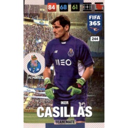 Iker Casillas Porto 244 FIFA 365 Adrenalyn XL 2017