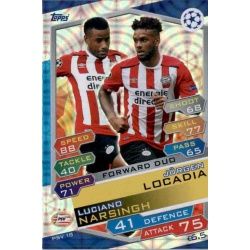 Jürgen Locadia - Luciano Narsingh Forward Duo PSV18 Match Attax Champions 2016-17